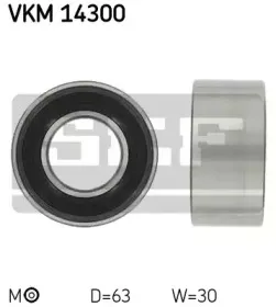 VKM 14300 SKF Натяжной ролик, ремень ГРМ